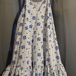 Caroline Constas White Cream Halter Sundress
